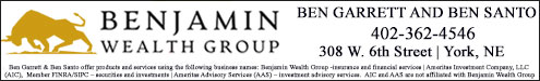 Benjamin Wealth Wide Sponsorship Banner